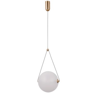 Italux Rastia PND-34361-L-HBR-OPAL Visilica 1x12W/LED 3000K 1300lm IP20