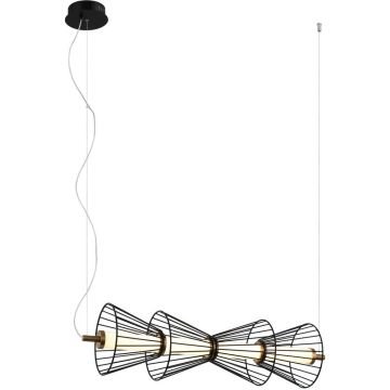 Italux Sanke PND-63849-4-BK Visilica 1x15W/LED 3000K 600lm IP20
