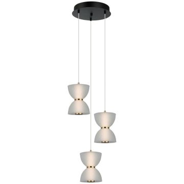 Italux Tica PND-83949-3-BK Visilica 1x22W/LED 3000K 950lm IP20