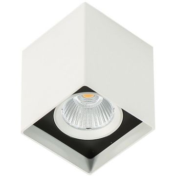 Italux Alden White Black 4000K SLC78002/12W 4000K WH+BL Natkriveno downlight svjetlo 1x12W/LED 4000K 1010lm IP20
