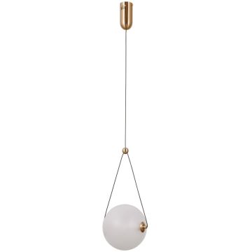 Italux Rastia PND-34361-M-HBR-OPAL Visilica 1x9W/LED 3000K 975lm IP20