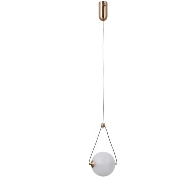 Italux Rastia PND-34361-S-HBR-OPAL Visilica 1x6W/LED 3000K 650lm IP20