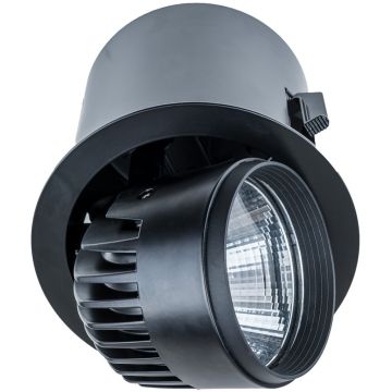 Italux Tanto RA-721R/BK-WW/12 Ugradbeno downlight svjetlo 1x34W/LED 3000K 3100lm IP20