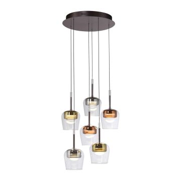 Paul Neuhaus Q-KON 2744-70 Visilica 6x6W/LED 2700K-5000K 750lm IP20