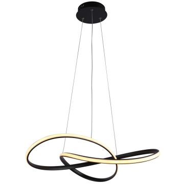 Italux Consa PND-19221C-BK Visilica 1x40W/LED 3000K/4000K/6000K 3400lm IP20