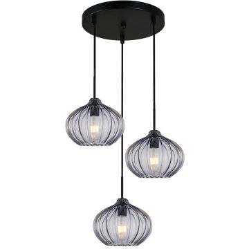 Italux Pansol PND-2940-3AS-BK-SG2 Visilica 3x40W/E27 IP20