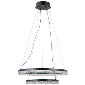 Italux Barlo PND-34526-2L-BK Visilica 2x36W/LED 3000K/4000K/6000K 3100lm IP20