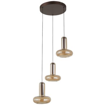 Italux Carote PND-24011-3-COPP Visilica 3x16W/LED 3000K 1002lm IP20