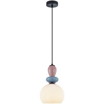 Italux Domali PND-36816-1A-BK-WH Visilica 1x40W/E27 IP20