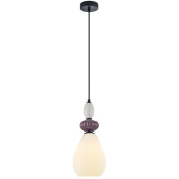 Italux Domali PND-36816-1C-BK-WH Visilica 1x40W/E27 IP20