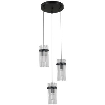 Italux Merto PND-40930-3A-BK Visilica 3x40W/E14 IP20