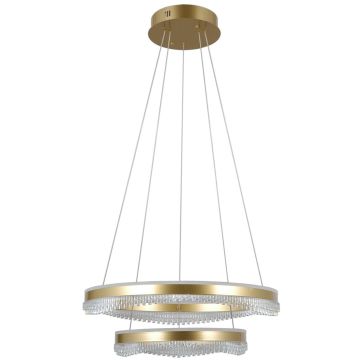 Italux Morte PND-34535-2L-GD Visilica 2x70W/LED 3000K/4000K/6000K 6200lm IP20
