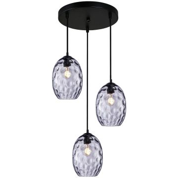 Italux Novala PND-3031-3A-BK-SG Visilica 3x40W/E27 IP20