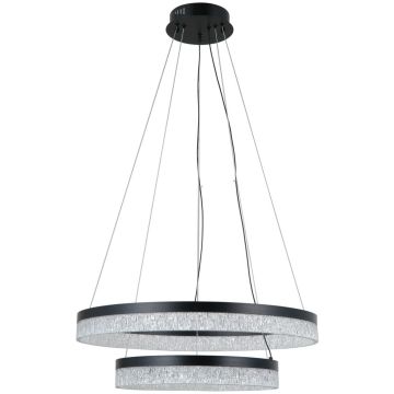 Italux Pantal PND-34533-2L-BK Visilica 2x36W/LED 3000K/4000K/6000K 2300lm IP20