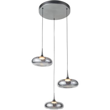 Italux Tenele PND-24028-3A-SILV Visilica 3x21W/LED 3000K 1300lm IP20