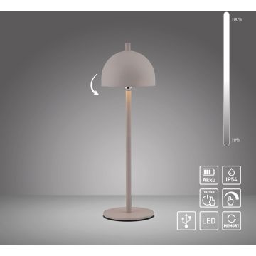 Paul Neuhaus BELLIS 19244-39 Stolna svjetiljka 1x2,5W/LED 3000k 210lm ip54