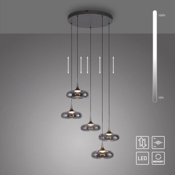 Paul Neuhaus POSH 15694-15 Visilica 5x6,3W/LED 3000k 1450lm ip20