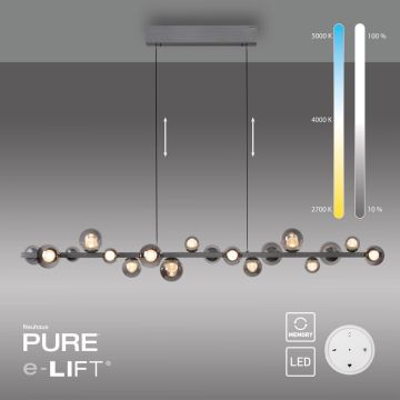 Paul Neuhaus PURE E-POPUP 2558-15 Visilica 18x1,8W/LED 2200-5000k 1070lm ip20