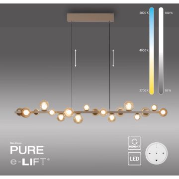 Paul Neuhaus PURE E-POPUP 2558-97 Visilica 18x1,8W/LED 2200-5000k 2230lm ip20
