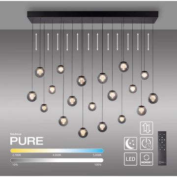 Paul Neuhaus PURE POPUP 2589-15 Visilica 19x3W/LED 2200-5000k 2050lm ip20