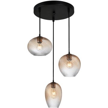 Italux Alias PND-3672-3A-BRO-AMB Visilica 3x40W/E27 IP20