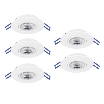 Eglo GEDREZ 300185 Ugradbeno downlight svjetlo 5x4.9W/LED 2700K, 4000K, 6500K 2600lm ip20