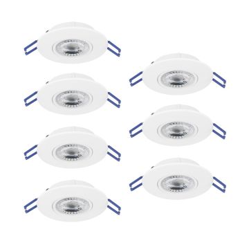 Eglo GEDREZ 300186 Ugradbeno downlight svjetlo 7x4.9W/LED 2700K, 4000K, 6500K 3640lm ip20