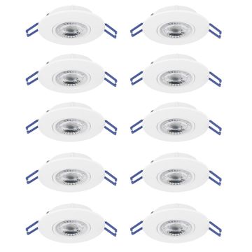 Eglo GEDREZ 300187 Ugradbeno downlight svjetlo 10x4.9W/LED 2700K, 4000K, 6500K 5200lm ip20