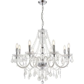 Endon CLARENCE 308-8CL Luster 8x60W/E14 IP20