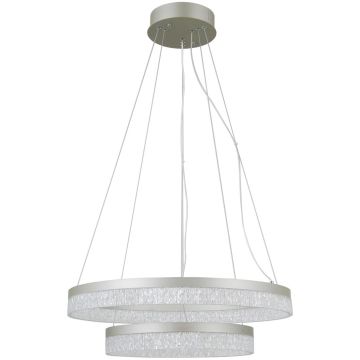 Italux Pantal PND-34533-2L-SILV Visilica 2x36W/LED 3000K/4000K/6000K IP20