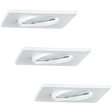 Polux OLIN 305862 Ugradbeno downlight svjetlo 1x3,5W/GU10 3000K 250LM IP20