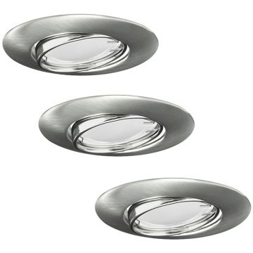 Polux OLIN 306203 Ugradbeno downlight svjetlo 1x3,5W/GU10 3000K 250LM IP20
