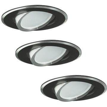 Polux SUN 305251 Ugradbeno downlight svjetlo 1x3,5W/GU10 3000K 250LM IP20