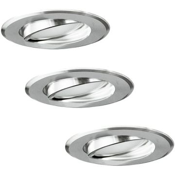 Polux SUN 305268 Ugradbeno downlight svjetlo 1x3,5W/GU10 3000K 250LM IP20