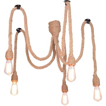 Polux ROPE 312921 Visilica 5x12W LED/E27 IP20