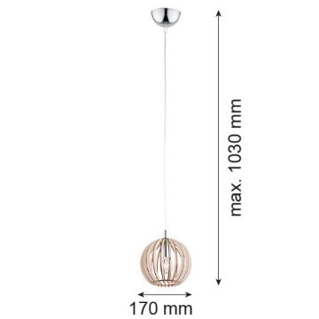 Argon PORTORYKO 3678 Visilica 1x7W/E14 IP20