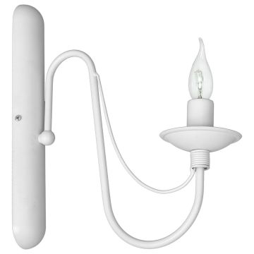Aldex RÓŻA BIAŁA 397C Zidna svjetiljka 1x40W/E14