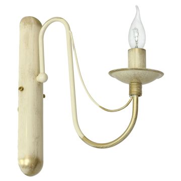 Aldex RÓŻA KREMOWA 397C9 Zidna svjetiljka 1x40W/E14