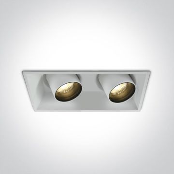 One Light The Recessed Cylinders 51211C/W/W Ugradbeno downlight svjetlo 2x11W/LED 3000K 820lm IP20
