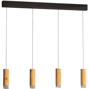 Fischer&Honsel SHINE-WOOD 61132 Visilica 4x5,26w/led 2700k 2552lm ip20