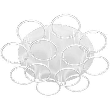 Altavola Design Ledowe okręgi LA078/CE_12_in_3k_white Stropna svjetiljka 12x144W/LED 3000K 8600lm IP44