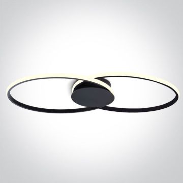 One Light Decorative 63154C/B/W Stropna svjetiljka 1x40W/LED 3000K 2800lm IP20