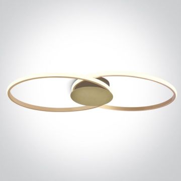 One Light Decorative 63154C/CH/W Stropna svjetiljka 1x40W/LED 3000K 2800lm IP20