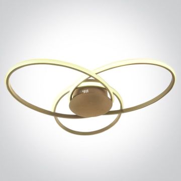 One Light Decorative 63154D/CH/W Stropna svjetiljka 1x60W/LED 3000K 4200lm IP20