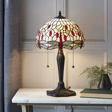 Endon DRAGONFLY BEIGE 64086 Stolna svjetiljka 2x60W/E27 IP20