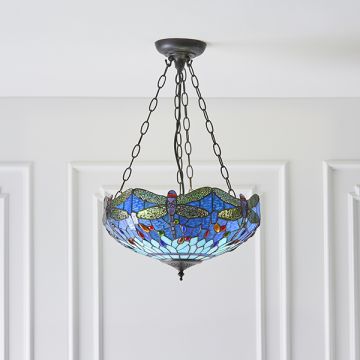 Endon DRAGONFLY BLUE 64075 Visilica 3x60W/E27 IP20