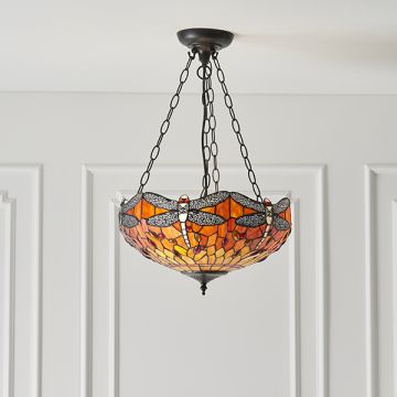 Endon DRAGONFLY FLAME 64076 Visilica 3x60W/E27 IP20