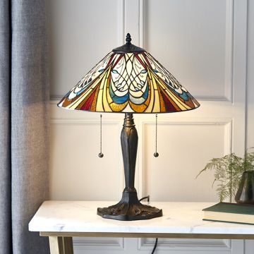 Endon HECTOR 64163 Stolna svjetiljka 2x60W/E27 IP20