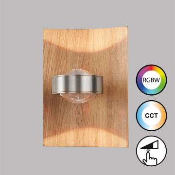 Fischer&Honsel SHINE-WOOD 30542 Zidna svjetiljka 1x9W/LED 2700K 900 lm IP20