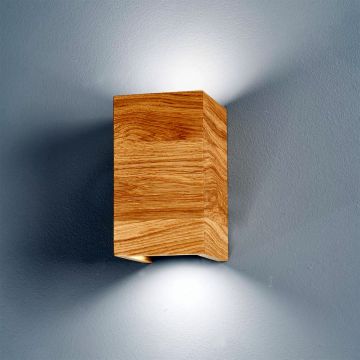 Fischer&Honsel SHINE-WOOD 30575 Zidna svjetiljka 2x4W/GU10 3000K 640 lm IP20